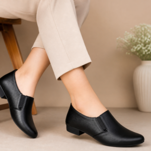 Elegant Comfort Slip-On Shoes for Women (Black, Brown)