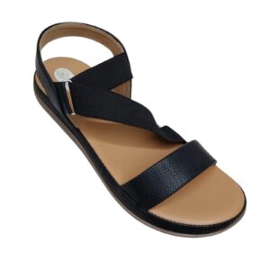 Women’s Cross-Strap Slingback Flat Sandals – Casual Comfort Everyday Wear